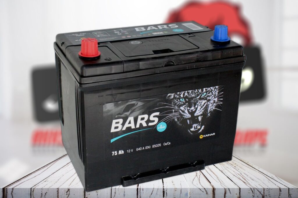 BARS Asia 85D26R 75Ач Прямая 640А