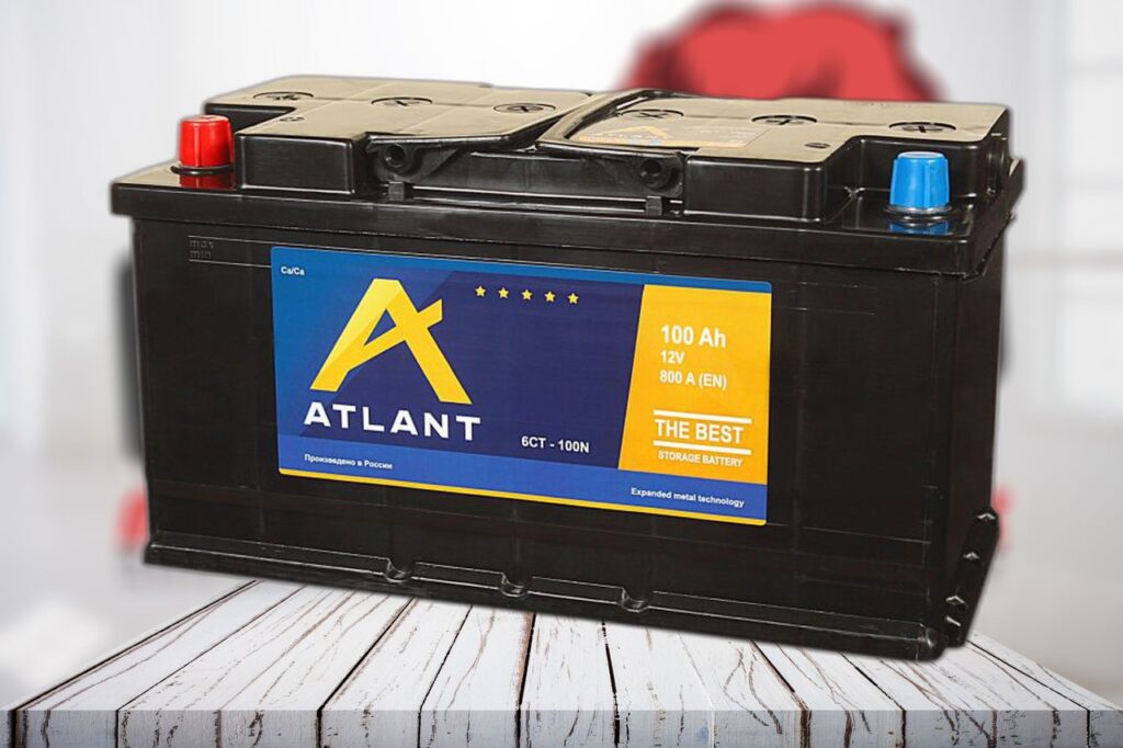 ATLANT 100Ач Прямая 800А