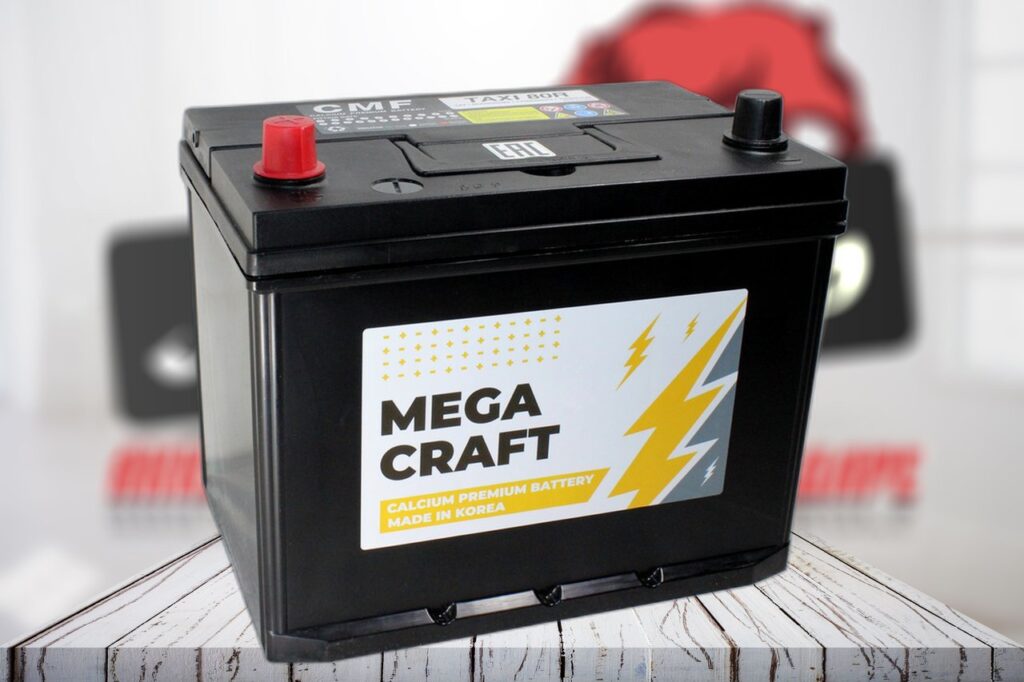 MEGA CRAFT JIS 80Ач Прямая 640А