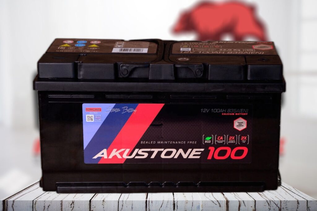 AKUSTONE 100Ач Обратная 835А