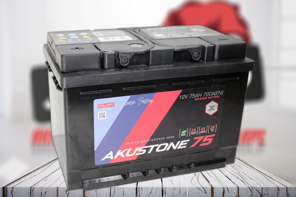 AKUSTONE 75Ач Прямая 680А