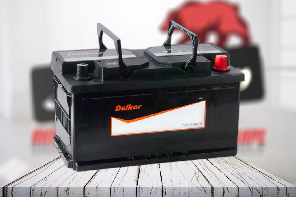 DELKOR DIN 58039 80Ач Обратная 730А низкий