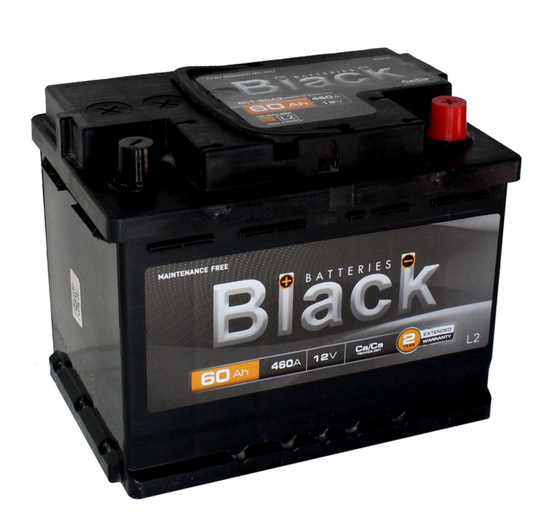 Аккумулятор BLACK 60Ач Обратная 460А