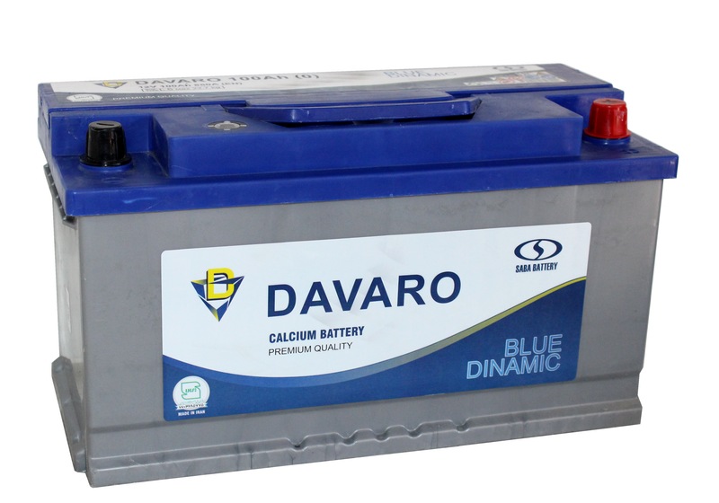 Аккумулятор DAVARO Blu Dinamic 100Ач Обратная 850А