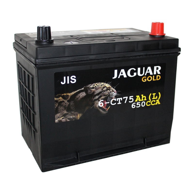 Аккумулятор JAGUAR Gold Asia 75Ач Обратная 650А